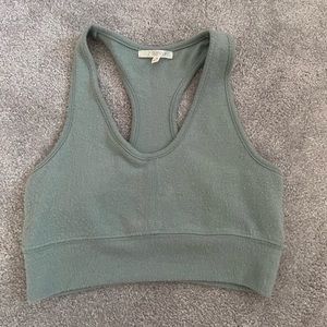 Pale green Z supply lounge Bra NWOT